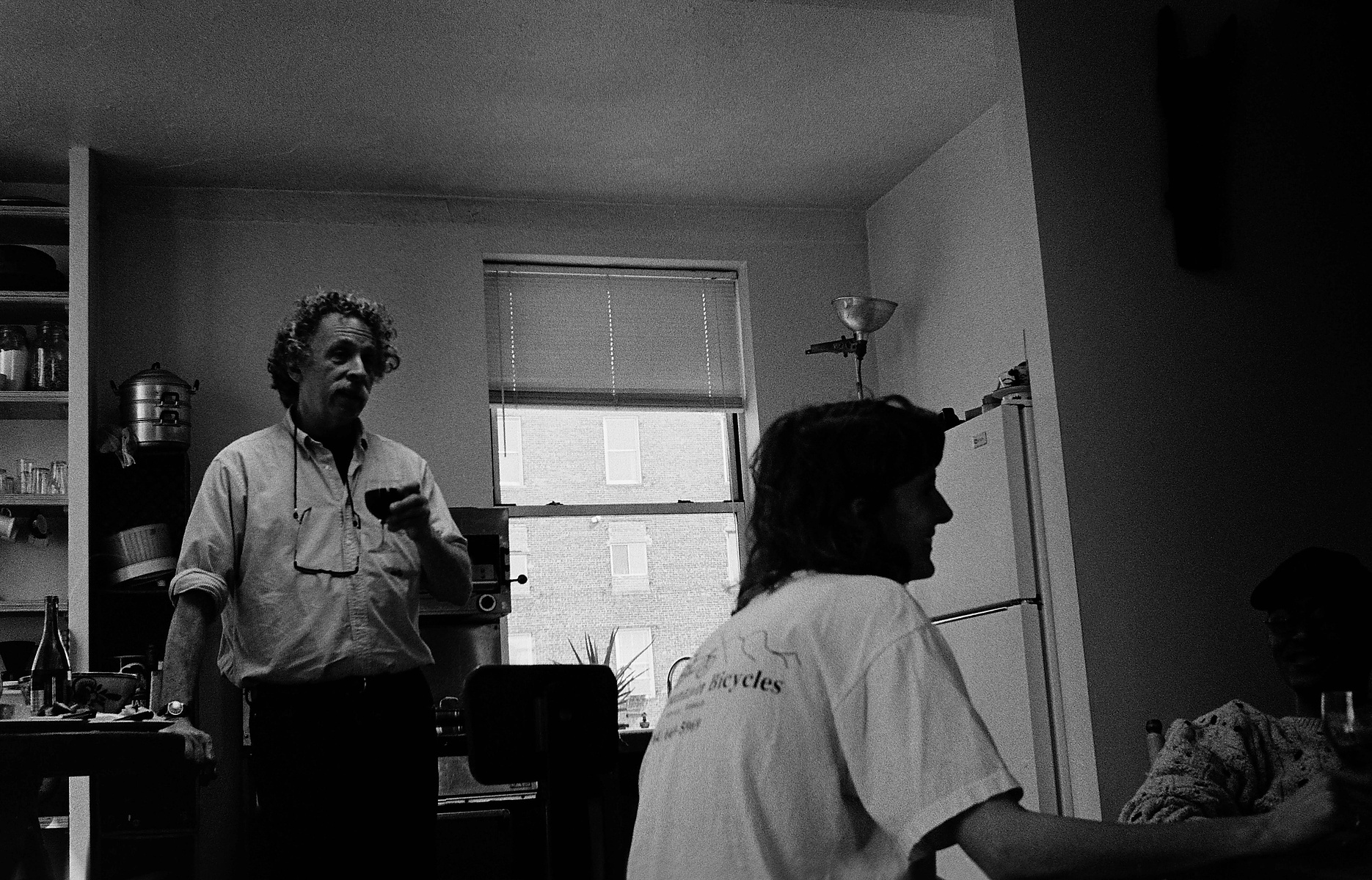 Philip and Tracy, Philip's Studio, 6th Ave, New York, 1996